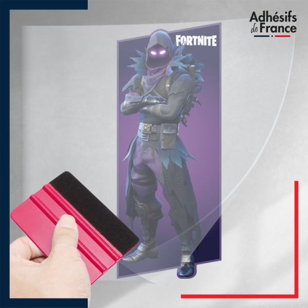 stickers sous film transfert Fortnite - Skin Corbeau