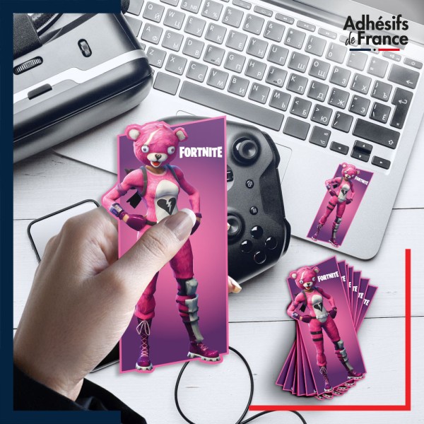 autocollant petit format Fortnite - Skin Experte des câlins