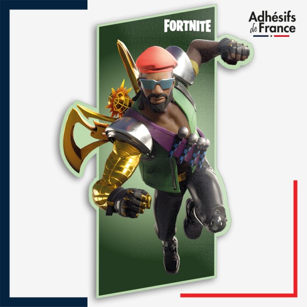 Sticker Fortnite - Skin Major Lazer