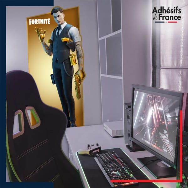 Adhésif grand format Fortnite - Skin Midas