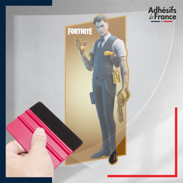 stickers sous film transfert Fortnite - Skin Midas