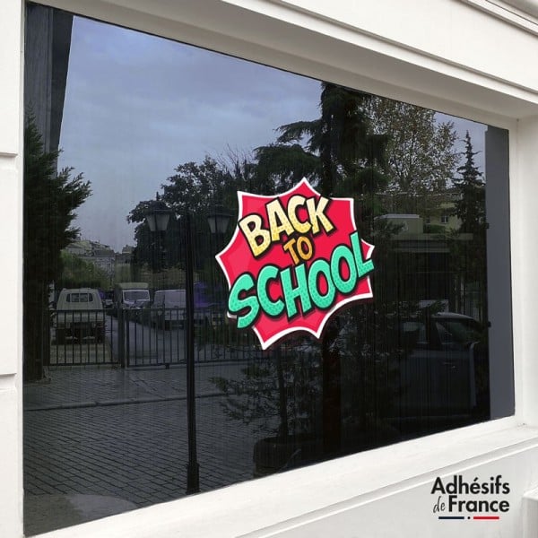 Sticker c'est la rentrée Back to School coloré