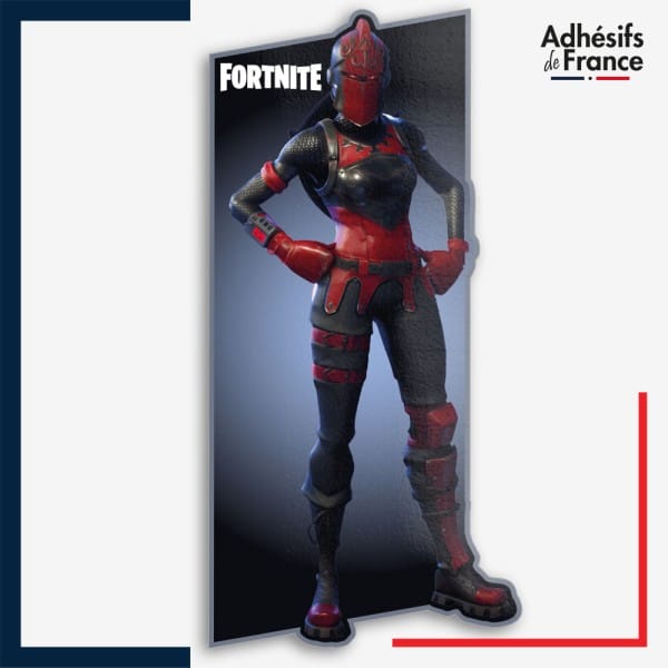 Sticker Fortnite - Skin Chevaleresse rouge