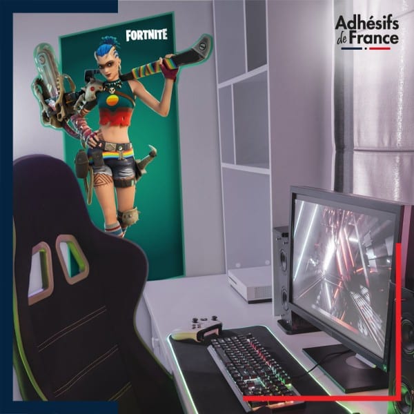 Adhésif grand format Fortnite - Skin Tarana