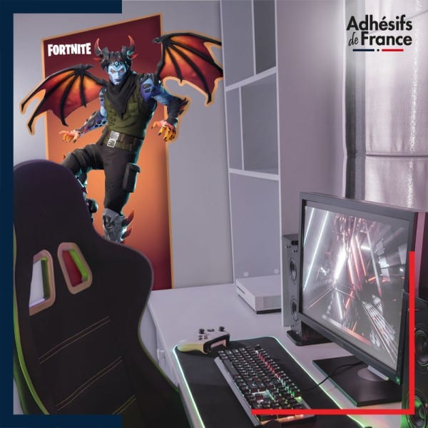 Adhésif grand format Fortnite - Skin Zébuth