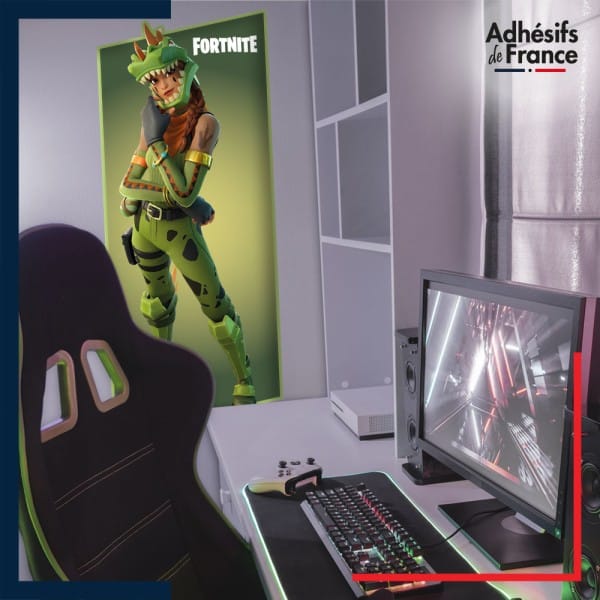 Adhésif grand format Fortnite - Skin Rexarde