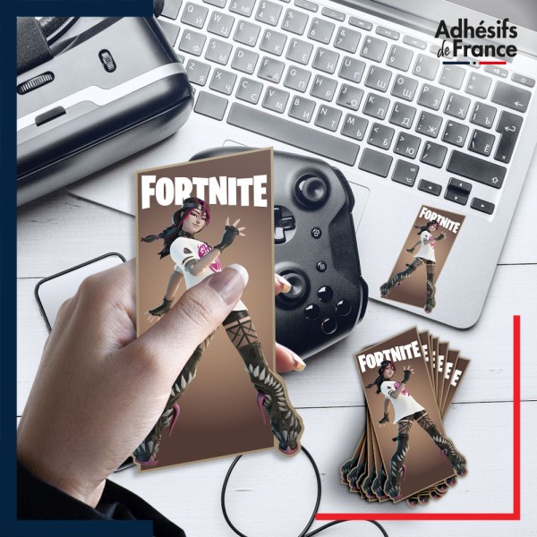 autocollant petit format Fortnite - Skin Phaedra du Festival