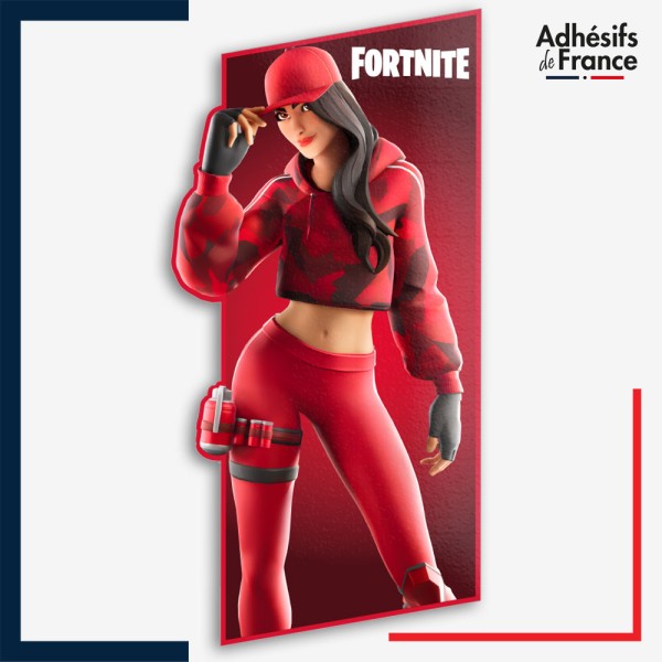 Sticker Fortnite - Skin Rubis