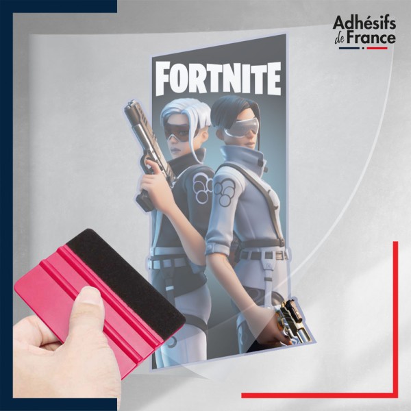 stickers sous film transfert Fortnite - Skin écho