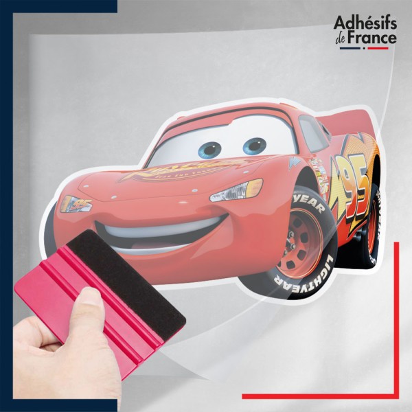 stickers sous film transfert Disney - Cars - Flash McQueen