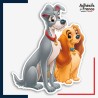 Sticker Disney - La Belle et le clochard