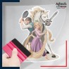 stickers sous film transfert Disney -Raiponce