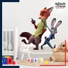 Adhésif grand format Disney - Zootopie - Nick Wilde et Judy Hopps