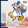 Adhésif grand format Disney - Donald et Daisy