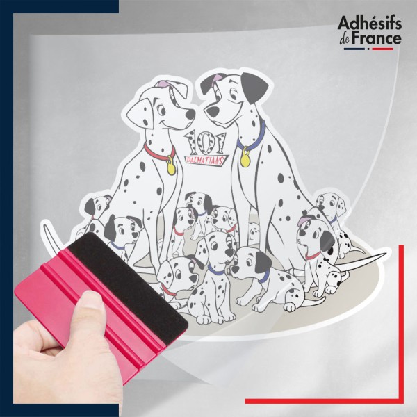 stickers sous film transfert Disney - Les 101 Dalmatiens