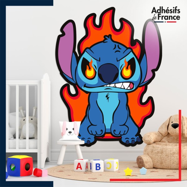 Adhésif grand format Disney - Lilo et Stitch - Stitch en colère