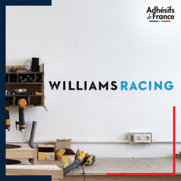 Adhésif grand format Formule 1 - Logo écurie F1 - Williams Racing