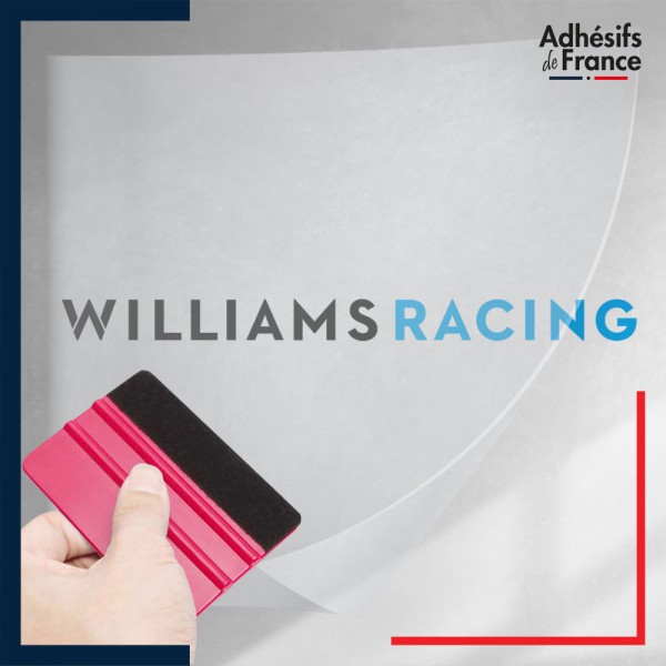 stickers sous film transfert Formule 1 - Logo écurie F1 - Williams Racing