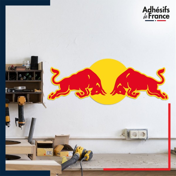 Adhésif grand format Formule 1 - Logo Taureau Red Bull