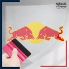 stickers sous film transfert Formule 1 - Logo Taureau Red Bull