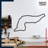 Adhésif grand format Formule 1 - Circuit F1 d'Imola - Emilie-Romagne - Italie