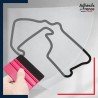 stickers sous film transfert Formule 1 - Circuit F1 de Silverstone - Grande-Bretagne