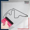 stickers sous film transfert Formule 1 - Circuit F1 de Yas Marina - Abou Dabi