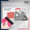 stickers sous film transfert Formule 1 - Circuit F1 de Sakhir avec drapeau de Bahreïn