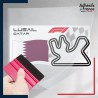 stickers sous film transfert Formule 1 - Circuit F1 de Lusail avec drapeau du Qatar