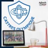 Adhésif grand format logo rugby - Club Castres - Castres Olympique