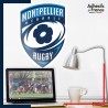 Adhésif grand format logo rugby - Club Montpellier - Montpellier Hérault Rugby