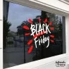 Sticker Black Friday Blanc et rouge