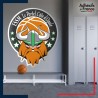 Adhésif grand format écusson basket - ESSM Le Portel Côte d'Opale