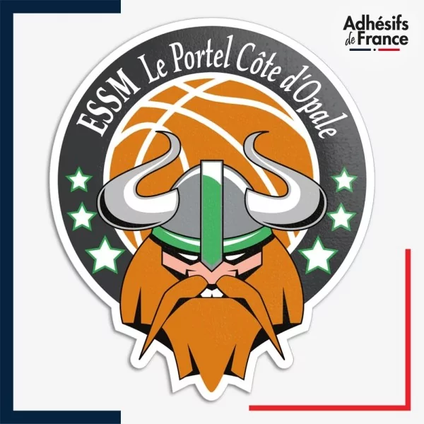 Sticker logo basketball - ESSM Le Portel Côte d'Opale
