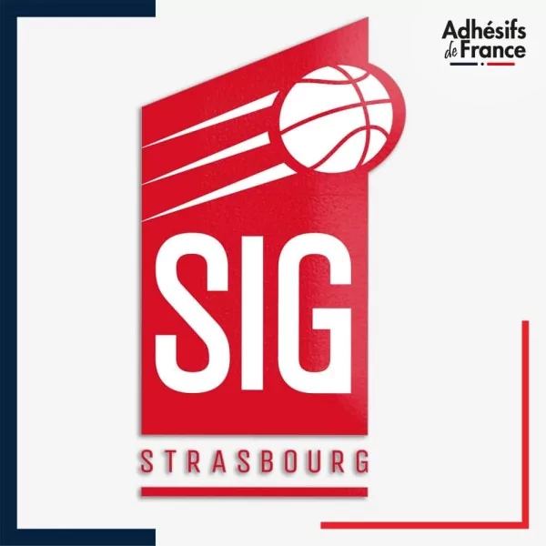 Sticker logo basketball - SIG Strasbourg