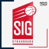 Sticker logo basketball - SIG Strasbourg