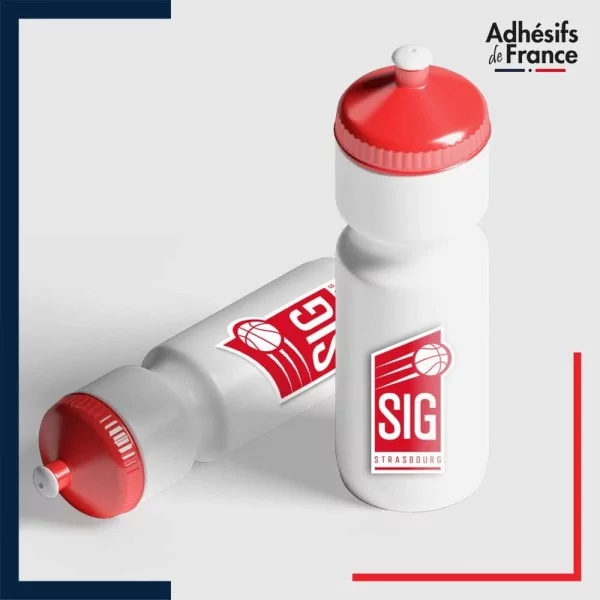 autocollant petit format emblème basket - SIG Strasbourg