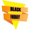 Sticker Black Friday Banderole Jaune