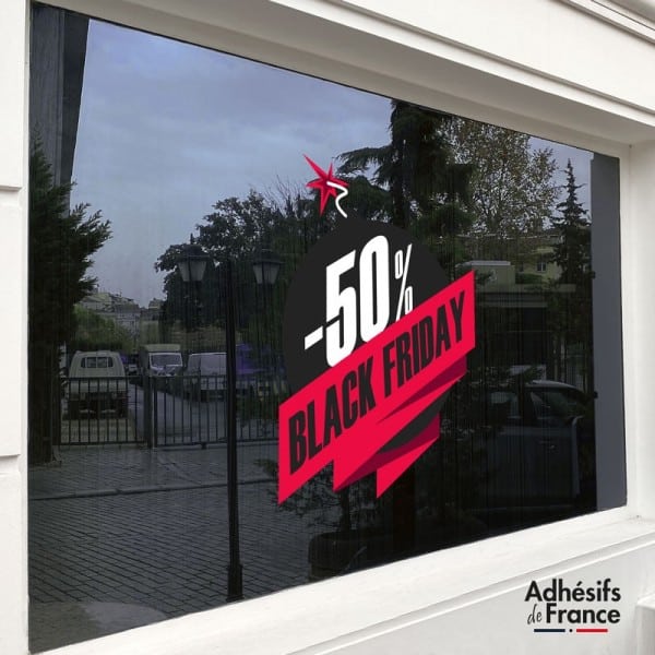 Sticker Black Friday Bombe -50%