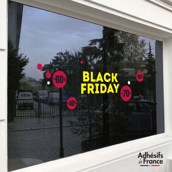 Sticker Black Friday Jaune