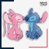 Sticker Disney - Angel et Stitch