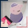 stickers sous film transfert Peppa Pig - Papy Pig