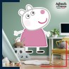 Adhésif grand format Peppa Pig - Suzy Sheep