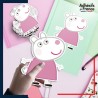 autocollant petit format Peppa Pig - Suzy Sheep