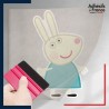 stickers sous film transfert Peppa Pig - Rebecca Rabbit