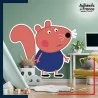 Adhésif grand format Peppa Pig - Simon Squirrel
