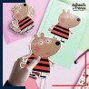 autocollant petit format Peppa Pig - Belinda Bear