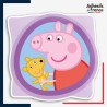 Sticker Peppa Pig - Portrait de Peppa