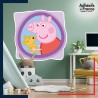 Adhésif grand format Peppa Pig - Portrait de Peppa