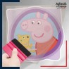 stickers sous film transfert Peppa Pig - Portrait de Peppa